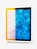 Untitled (dark side of the moon) by Wolfgang Flad, 2025, Mischtechnik in Objektkasten, sold Mar 2026