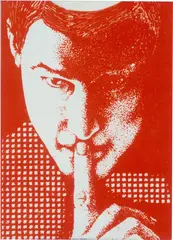 SHHHHHH...“, Bankgeheimnis, Porträt Roy Lichtenstein by Lewis Baltz, 1995, C-Print, sold Oct 2025