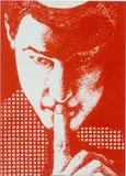 Lewis Baltz, SHHHHHH...“, Bankgeheimnis, Porträt Roy Lichtenstein, 1995, C-Print