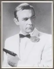 Portrait James Bond by Jan Paul Evers, 2016, Silbergelatineabzug auf Barytpapier, im Künstlerrahmen, sold Feb 2025