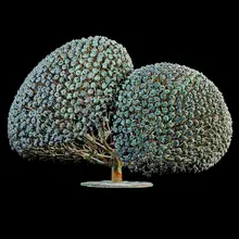 Harry Bertoia, Exceptional large untitled sculpture (Bush)