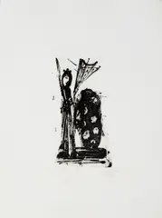 Angel by Cecil Collins, Etching with aquatint, 1977, on wove, sold Sep 2015