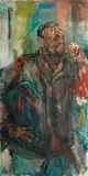 Portrait of Frank Bowling by William Thompson, oil on canvas, sold Sep 2015