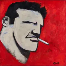 Robert Loughlin, Untitled (Smoking Man)