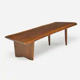 Bench by George Nakashima, sold May 2018