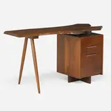 Turned Leg Desk by George Nakashima, sold May 2018