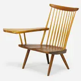 New Chair With Arm by Mira Nakashima, sold May 2018