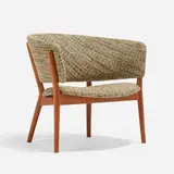 Lounge chair, model ND83 by Nanna & Jørgen Ditzel, 1952, upholstery, teak, sold Nov 2023