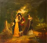 Unrequited love, by British School, oil on canvas,, sold Jun 2015