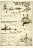 Rowland Langmaid, 'Law of the Navy, Decicated to his comrades in the Service by the author Ronald. A. Hopwood', Dry point etching (set of four)