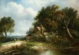 Rural Landscape by Joseph Thors, oil on canvas, sold Jun 2015
