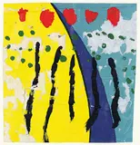 Homage to Miró by Mimmo (Domenico) Rotella, 1992, Tempera auf Décollage, sold Jun 2012
