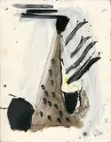 Ohne Titel by Markus Lüpertz, Tempera und Kreide auf Velin, sold May 2011