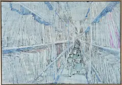 WANDERTAG by Thomas Hartmann, 2006, Öl auf Leinwand, sold May 2023