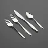 Diamond flatware service by Gio Ponti, 1958, sterling silver, stainless steel, sold Oct 2023