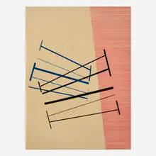 Angelo Testa, Untitled, 1946, ink on paper laid to board