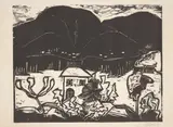 Lago Maggiore by Karl Schmidt-Rottluff, Um 1930, Holzschnitt auf Chinabütten, sold Jan 2022