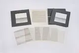 Agnes Martin - Paintings and Drawings 1974-1990 by Agnes Martin, 1991, Original-Kartonmappe mit 10 Farblithografien, jeweils auf Velin, Ausstellungskatalog und gebundener Broschüre, sold May 2021