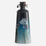 Carl Schmidt for Rookwood Pottery, Iris Glaze factory lamp base