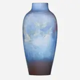 Edward T. Hurley for Rookwood Pottery, Monumental special-order Iris Glaze vase