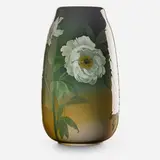 Sara Sax for Rookwood Pottery, Large Iris Glaze factory lamp base