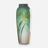 Carl Schmidt for Rookwood Pottery, Tall Iris Glaze vase