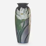 Sara Sax for Rookwood Pottery, Black Iris vase