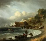 Thomas Luny, Babbacombe, Devon; Near Dawlish, Devon, oil on board (a pair)