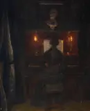An evening recital by Tom, oil on canvas, sold Jun 2015