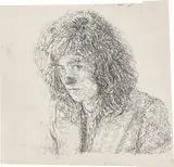 Dog by Sergej Jensen, 2021, Kohle auf Papier, sold Jun 2021