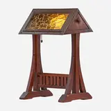 Rare adjustable table lamp (No. 506) by Gustav Stickley, sold May 2018