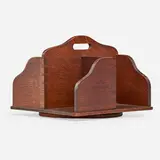 Revolving book rack by Gustav Stickley, sold May 2018