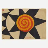 Star tapestry by Alexander Calder, 1975, hand-woven maguey fiber, sold Oct 2023