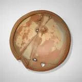 Untitled (plate) by Peter Voulkos, 1978, glazed, gouged, and incised gas-fired stoneware with porcelain pass-throughs, sold Oct 2023