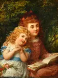The story by Robert Antoine Müller, oil on canvas, sold Jun 2015