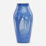 Sadie Irvine for Newcomb College Pottery, Small scenic vase