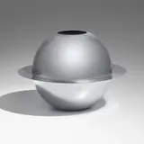 Russel Wright, Rare Saturn vase, c. 1936, chromed-plated copper