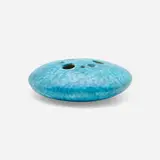 Sasso vessel by Renato Bassoli, c. 1957, glazed ceramic, sold Oct 2023