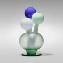 Coral Sea vase by Marco Zanini, 1997, hand-blown glass, sold Oct 2023