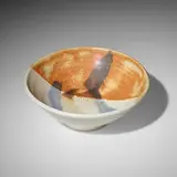 Bowl by Toshiko Takaezu, glazed porcelain, sold Oct 2023