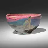 Tea bowl by Toshiko Takaezu, glazed porcelain, sold Oct 2023