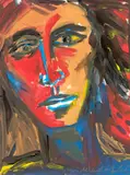 Kopf by Helmut Middendorf, 1985, Gouache auf Papier, sold Jun 2016