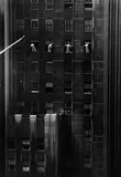 Inge Morath, Fensterputzer, Rockefeller Center, New York, 1958, Späterer Silbergelatineabzug