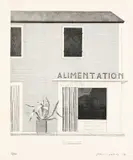 French Shop by David Hockney, 1971, Farbradierung auf Rives-Velin, sold May 2014