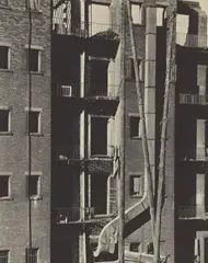 Architectural Abstraction, New York by Anton Bruehl, Um 1925, Vintage. Silbergelatineabzug, sold Nov 2014