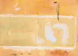 Gerhard Altenbourg, Einer wagt den Schritt, zwei Staunen, 1984, Aquarell, Gouache, Graphit und chinesische Tusche auf Papier