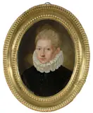 Miniaturportrait eines Knaben by Südniederländisch, Um 1600, Öl auf Kupfer (auf Karton kaschiert), sold Jul 2015