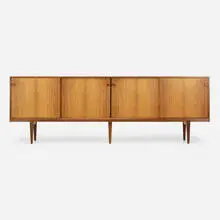 Cabinet by Henry Rosengren Hansen, c. 1965, rosewood, sold Oct 2023