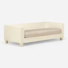 Sofa by Christian Liaigre, c. 2000, upholstery, sold Oct 2023