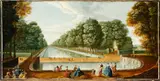 View of the Canal at Fontainbleau by English School, oil on canvas, sold Jun 2015
